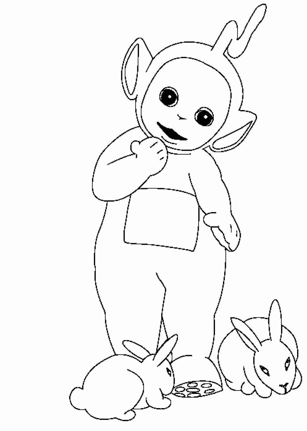 Kids Online Coloring
 Free Printable Teletubbies Coloring Pages For Kids