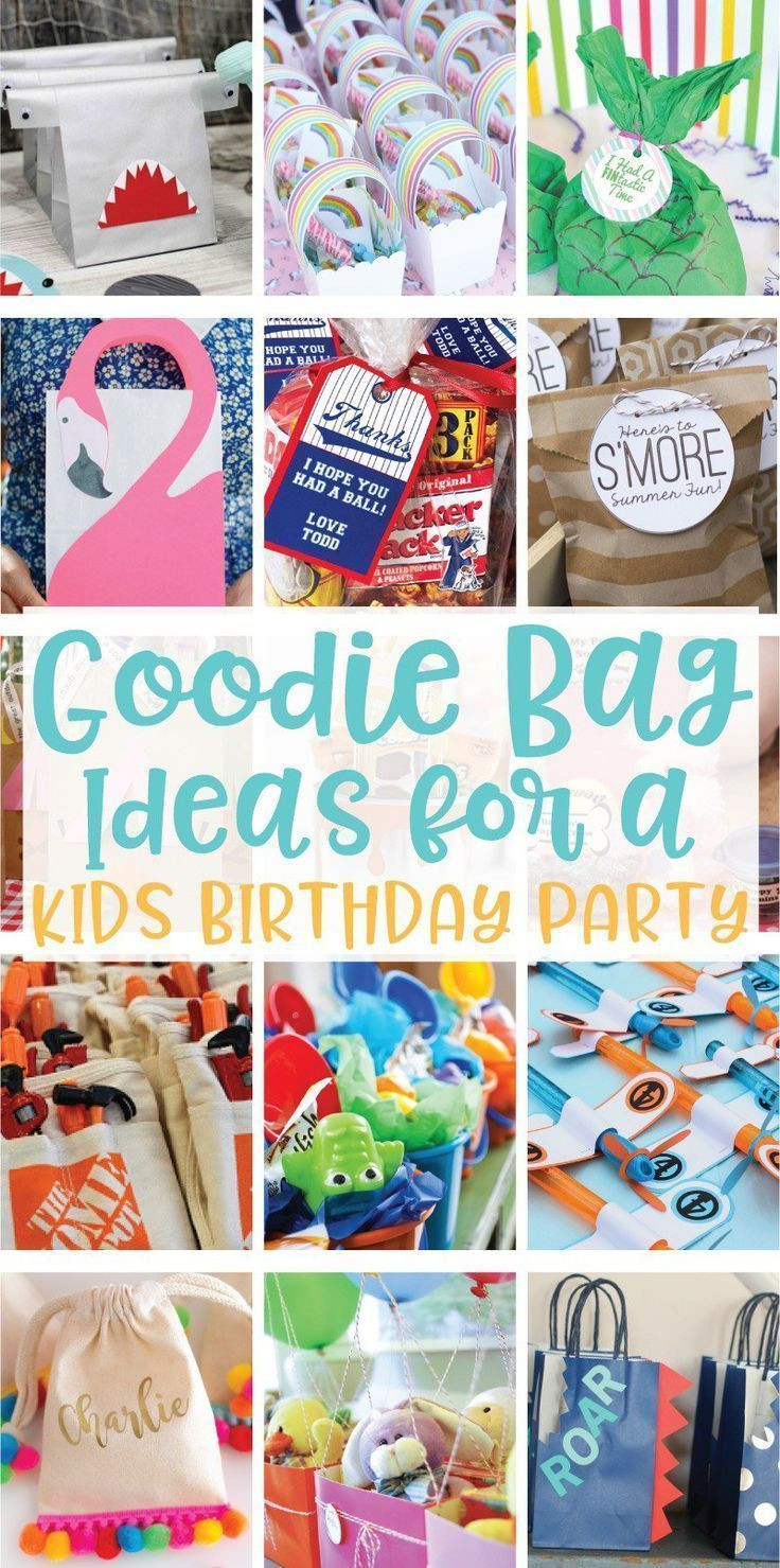 Kids Party Gift Bag
 20 Goo Bag Ideas for Kids Birthday Parties