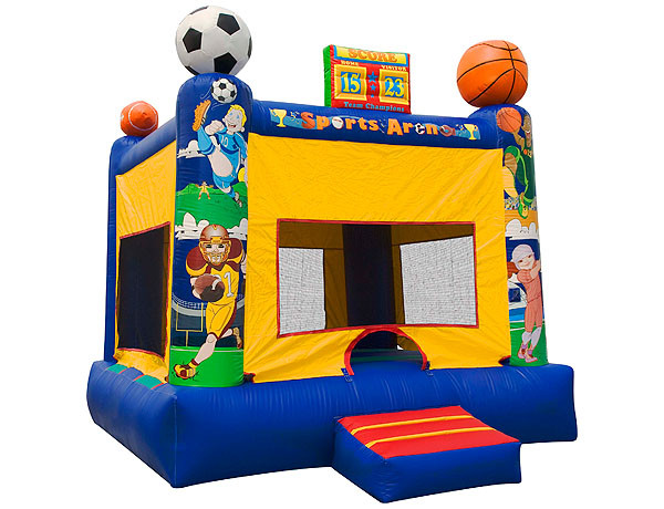 Kids Party Inflatables
 Arena Sports Bouncehouse Kicks and Giggles USA
