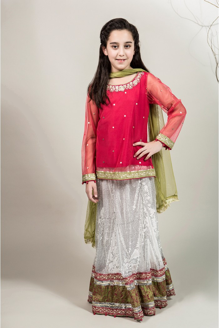 Kids Party Wear Dresses
 Winter Party Wear Dresses by Maria B Stitched Collection