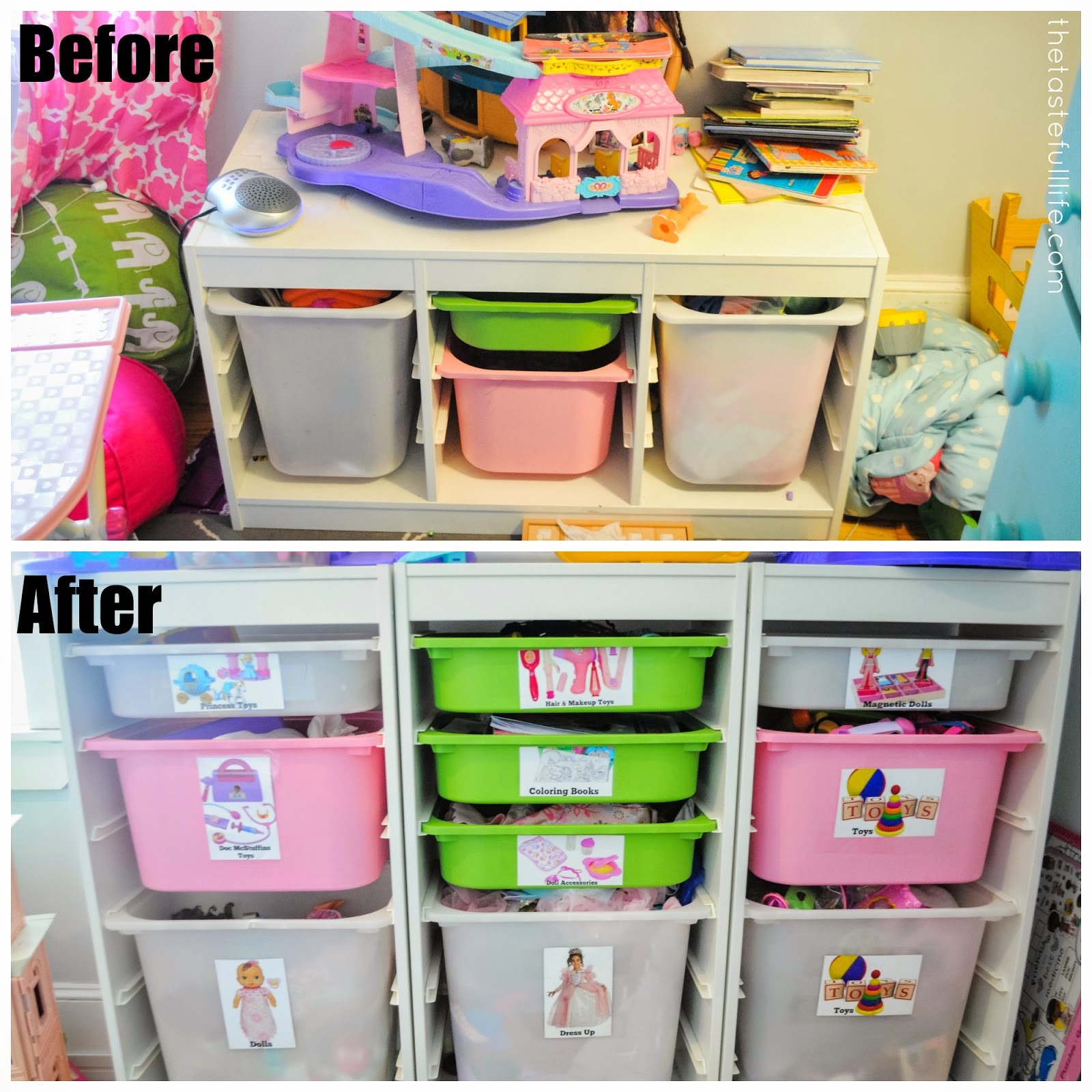 Kids Room In A Box
 Small Space Toy Storage Solution Easy DIY Toy Labels and