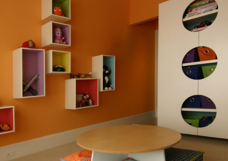 Kids Room In A Box
 Wall Mounted Box Shelves – A Trendy Variation Open Shelves