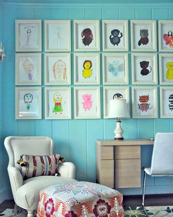 Kids Room Wall Decor
 Top 28 Most Adorable DIY Wall Art Projects For Kids Room