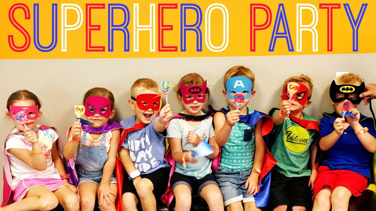 Kids Superhero Party
 Superhero Birthday Party Ideas DC ics & Marvel