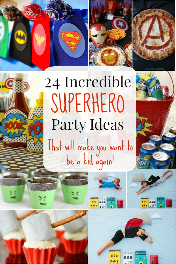 Kids Superhero Party
 24 Incredible Superhero Party Ideas that Will Make You