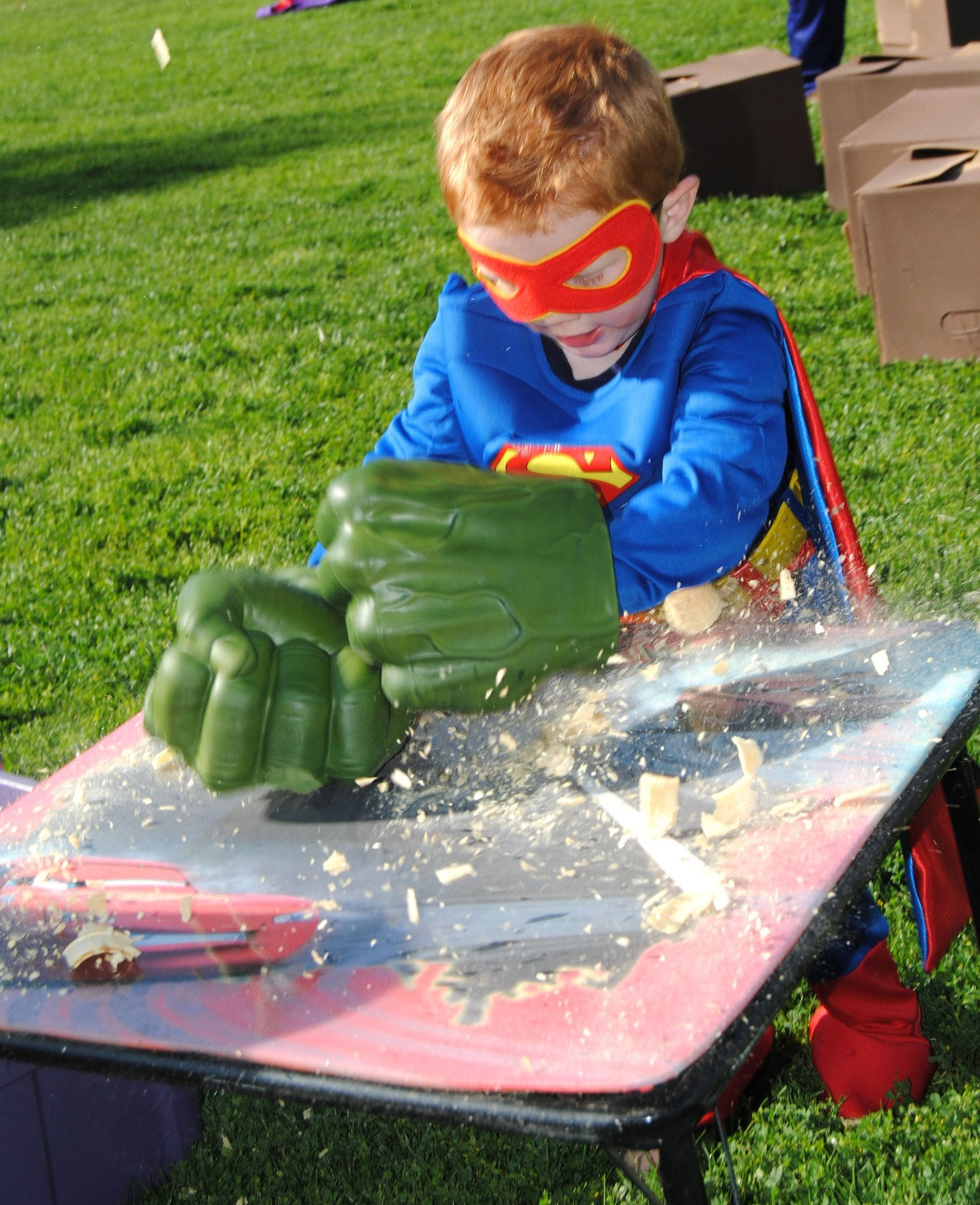 Kids Superhero Party
 SUPERHERO Party GAME SIGNS Superhero Birthday Boy