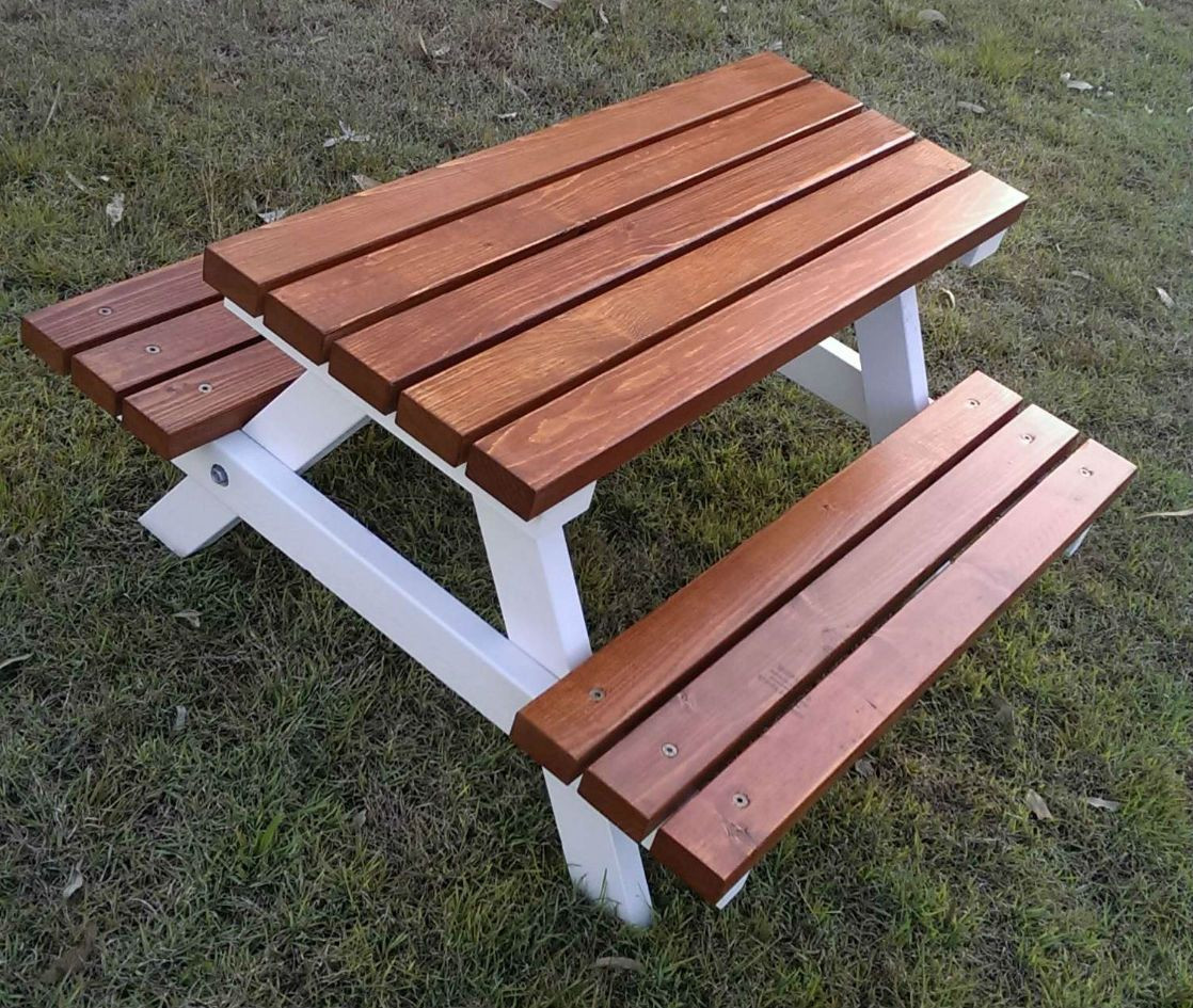 Kids Table And Bench Set
 1 5 years Quality Handmade Kid s Timber Picnic Table
