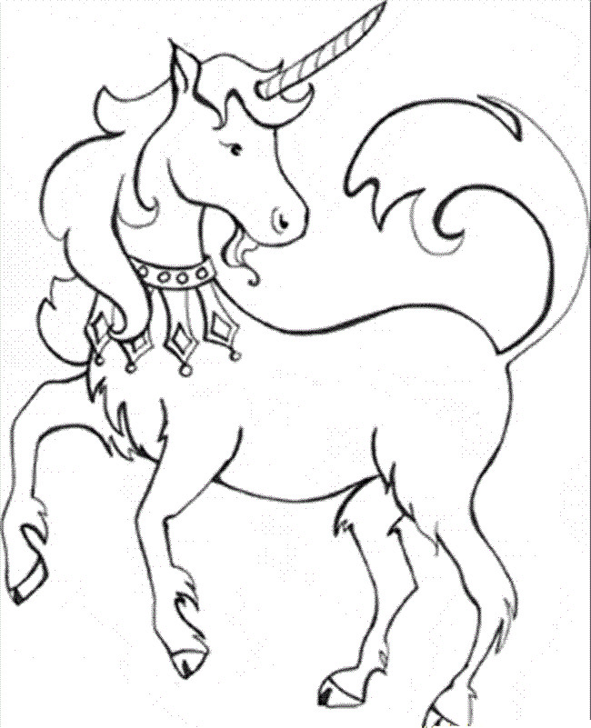 Kids Unicorn Coloring Pages
 Free Printable Unicorn Coloring Pages For Kids