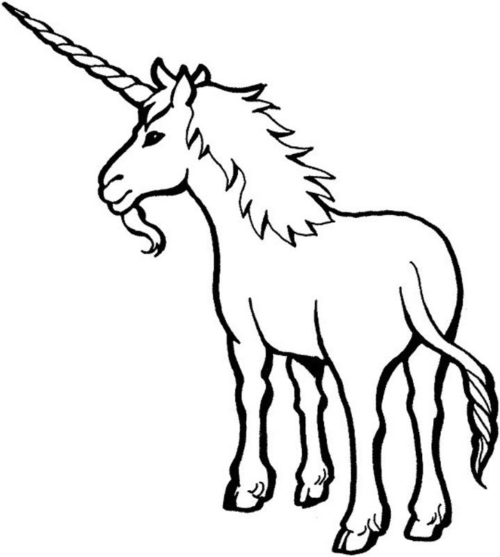 Kids Unicorn Coloring Pages
 Free Printable Unicorn Coloring Pages For Kids