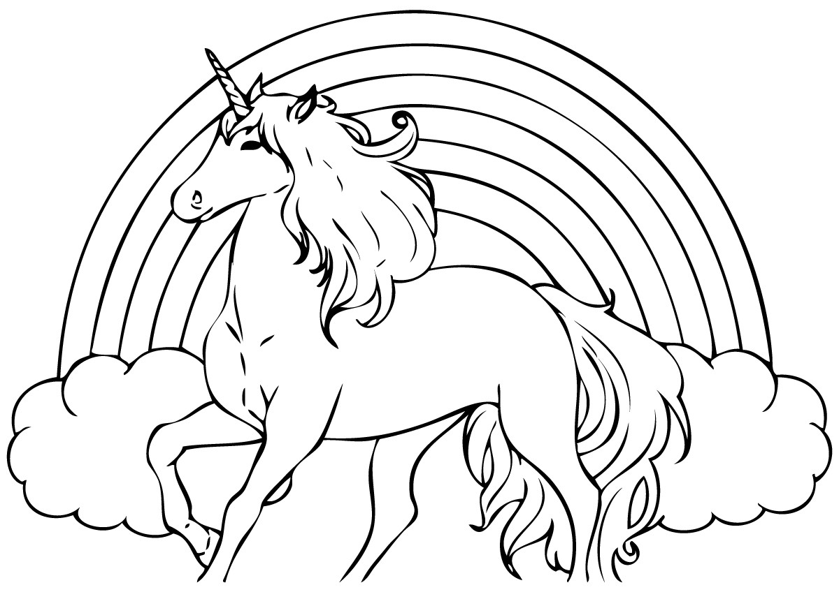 Kids Unicorn Coloring Pages
 14 unicorn coloring pages Print Color Craft