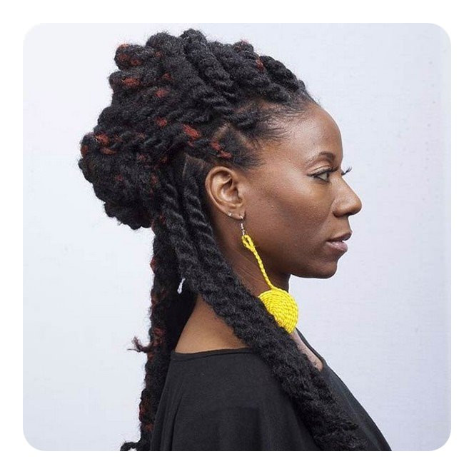 Kinky Twist Updo Hairstyles
 84 y Kinky Twist Hairstyles to Try This Year