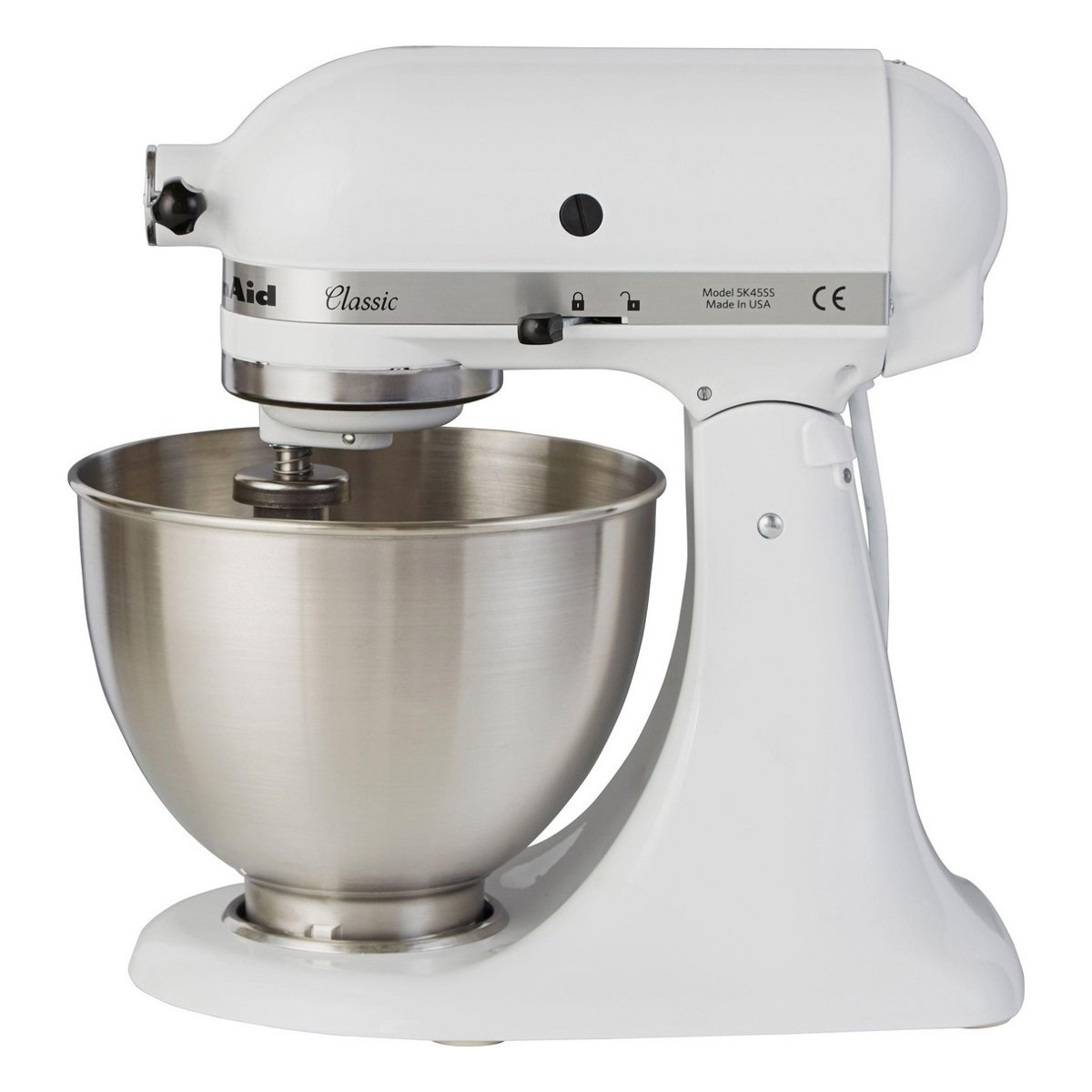 Kitchen Aide Small Appliances
 Kitchenaid 5K45SSBWH Classic Stand Mixer with 4 3L
