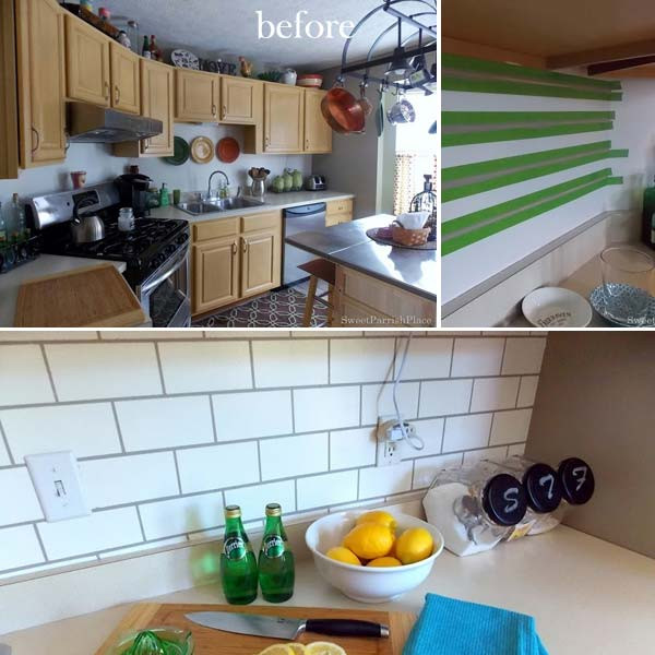Kitchen Backsplash Cost
 24 Low Cost DIY Kitchen Backsplash Ideas and Tutorials