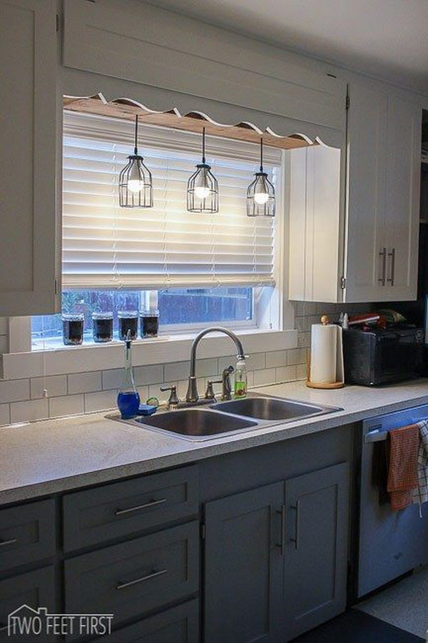 Kitchen Sink Lights
 30 Awesome Kitchen Lighting Ideas 2017