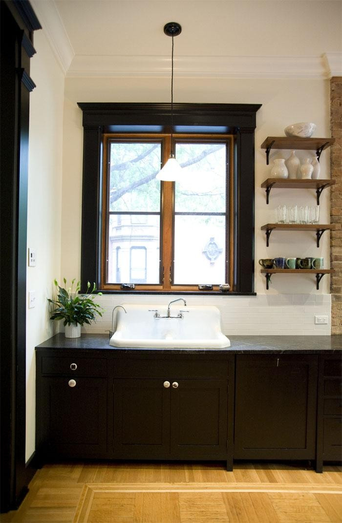 Kitchen Sink Lights
 A Brownstone in Brooklyn Reborn Remodelista