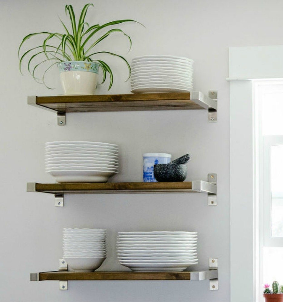 Kitchen Storage Shelves
 15 Clever Ways to Add More Kitchen Storage Space With Open