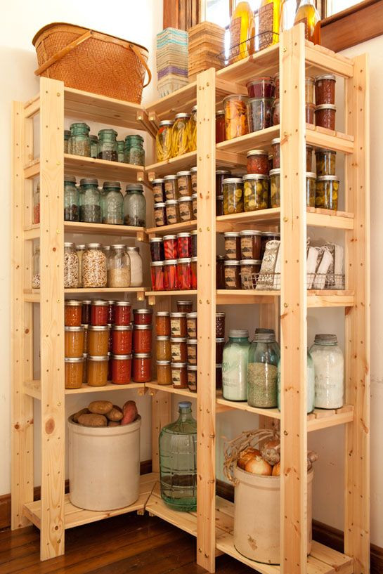Kitchen Storage Shelves
 My Organizing Journey Pantry Idea
