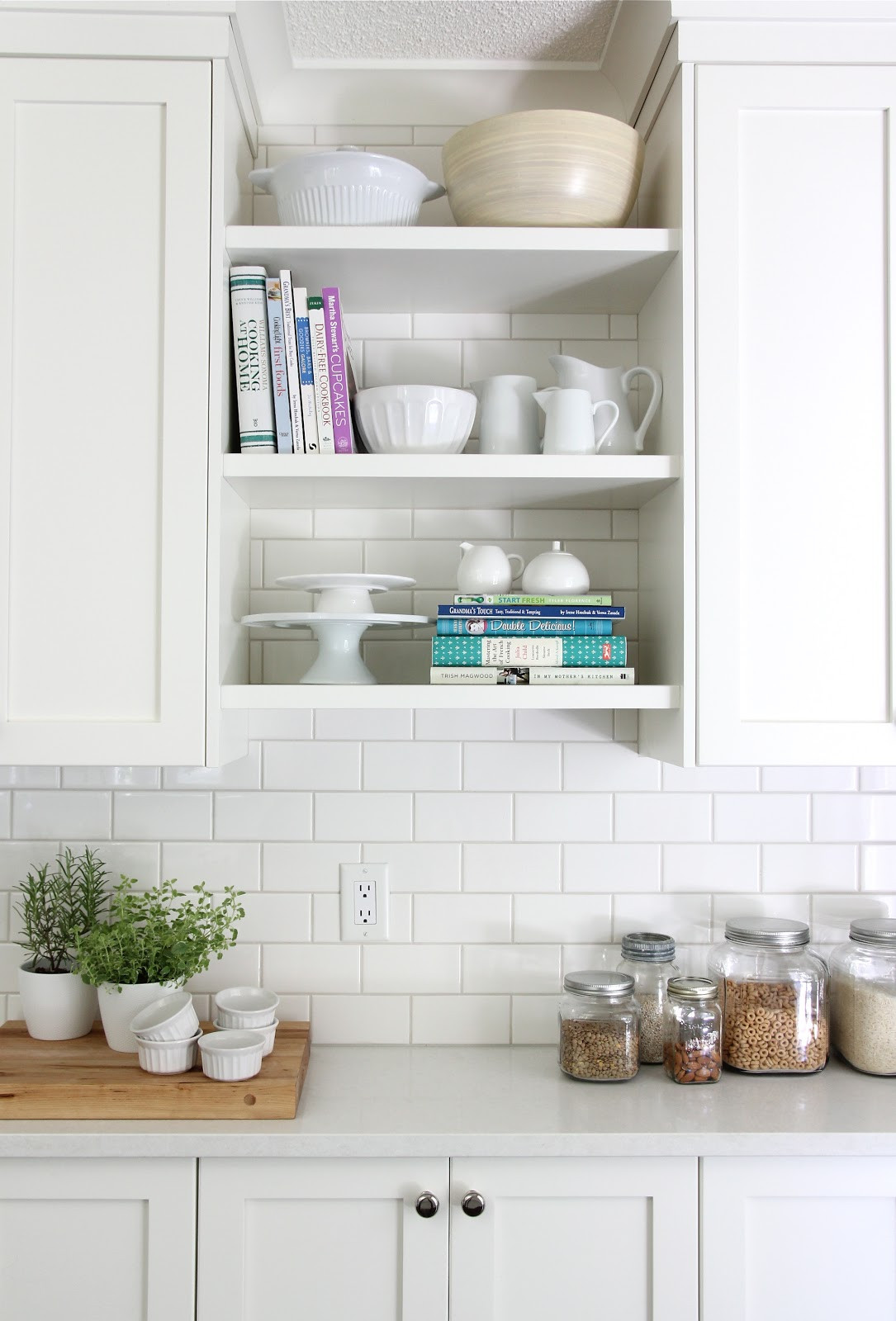 Kitchen Storage Shelves
 Our House Kitchen Reveal