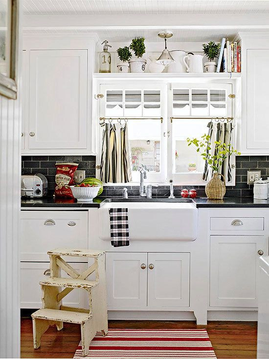 Kitchen Window Curtains Ideas
 8 Ways to Dress Up the Kitchen Window without using a
