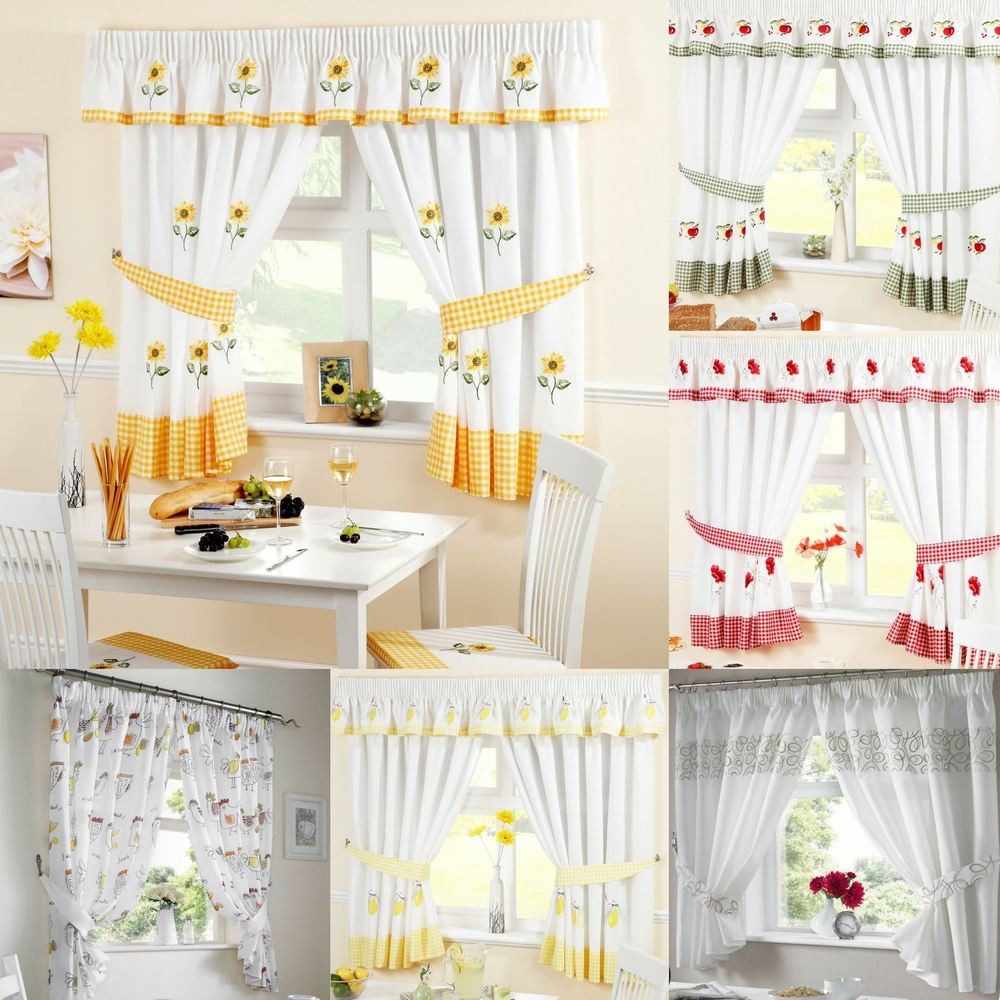 Kitchen Window Curtains Ideas
 Kitchen Curtains Ready Made Curtain Panels Many Designs