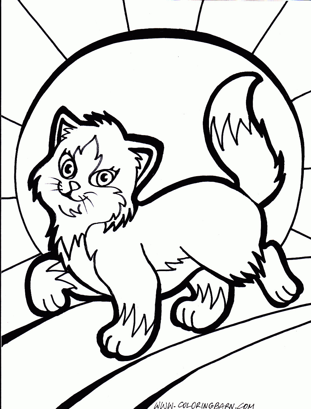 Kitten Coloring Pages For Kids
 Coloring Pages for Kids Cat Coloring Pages for Kids