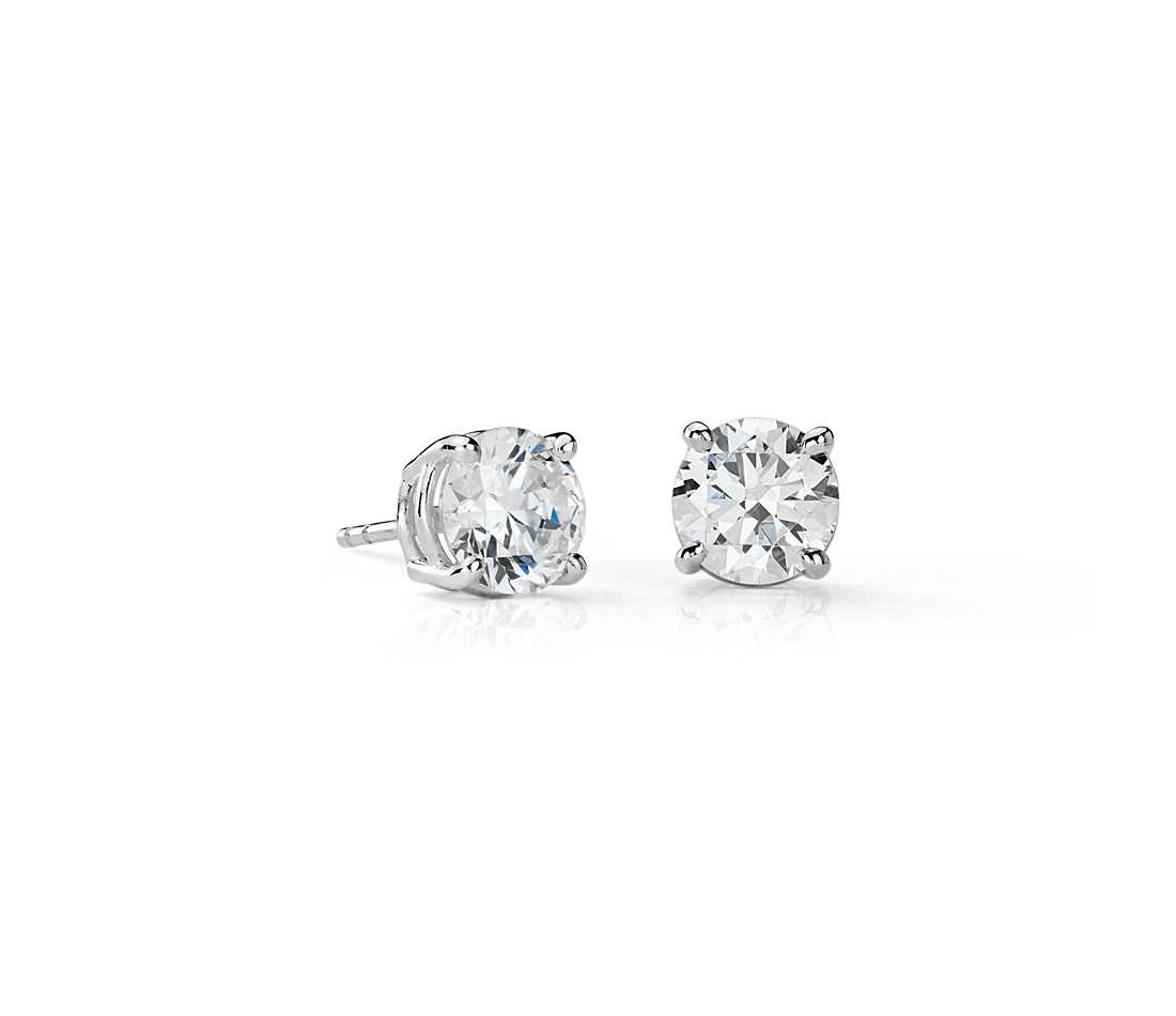 Kohl's Diamond Stud Earrings
 Diamond Stud Earrings in 18k White Gold 3 ct tw