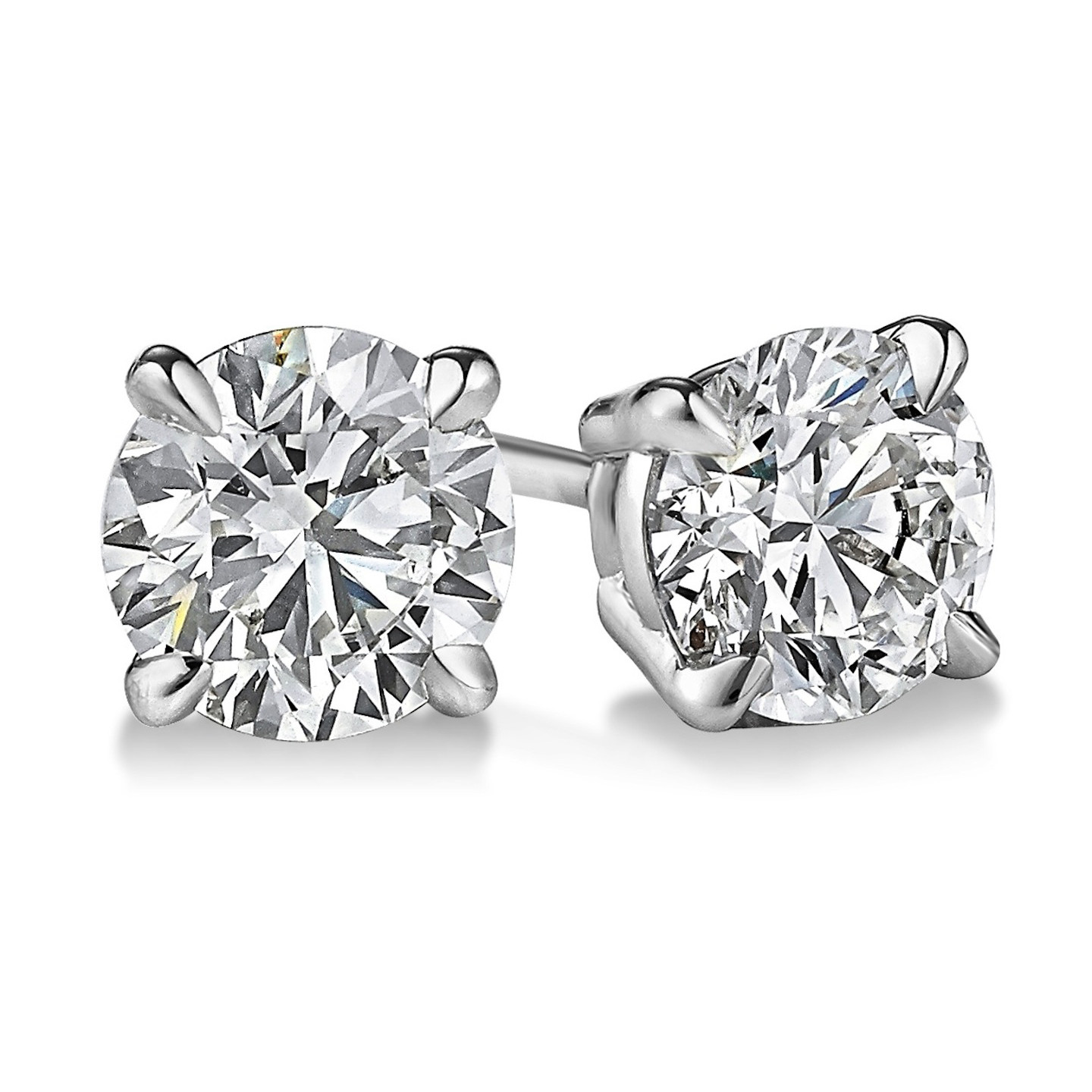 Kohl's Diamond Stud Earrings
 EGL USA Certified Round 1 08 CTW Diamond Stud Earrings in