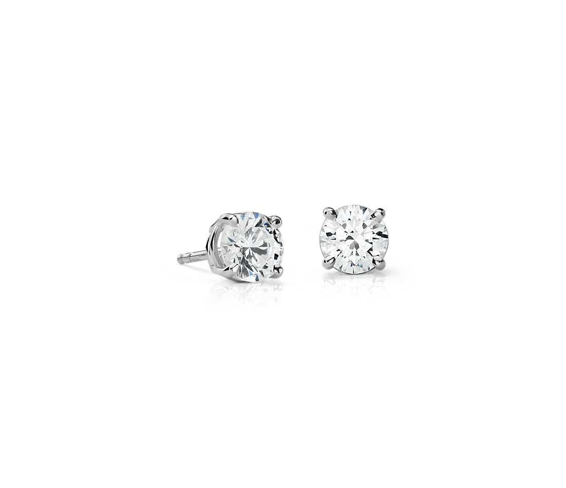 Kohl's Diamond Stud Earrings
 Diamond Stud Earrings in Platinum 2 ct tw