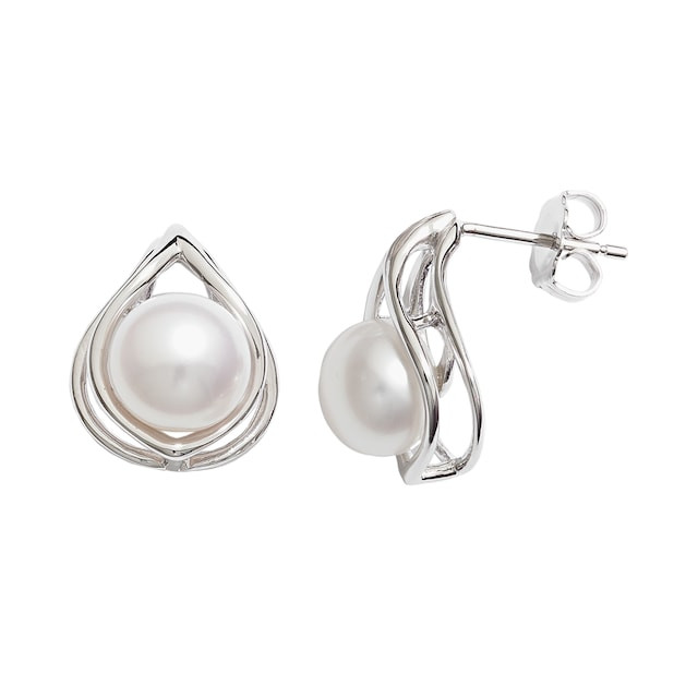 Kohls Pearl Earrings
 PearLustre by Imperial Sterling Silver Freshwater Cultured