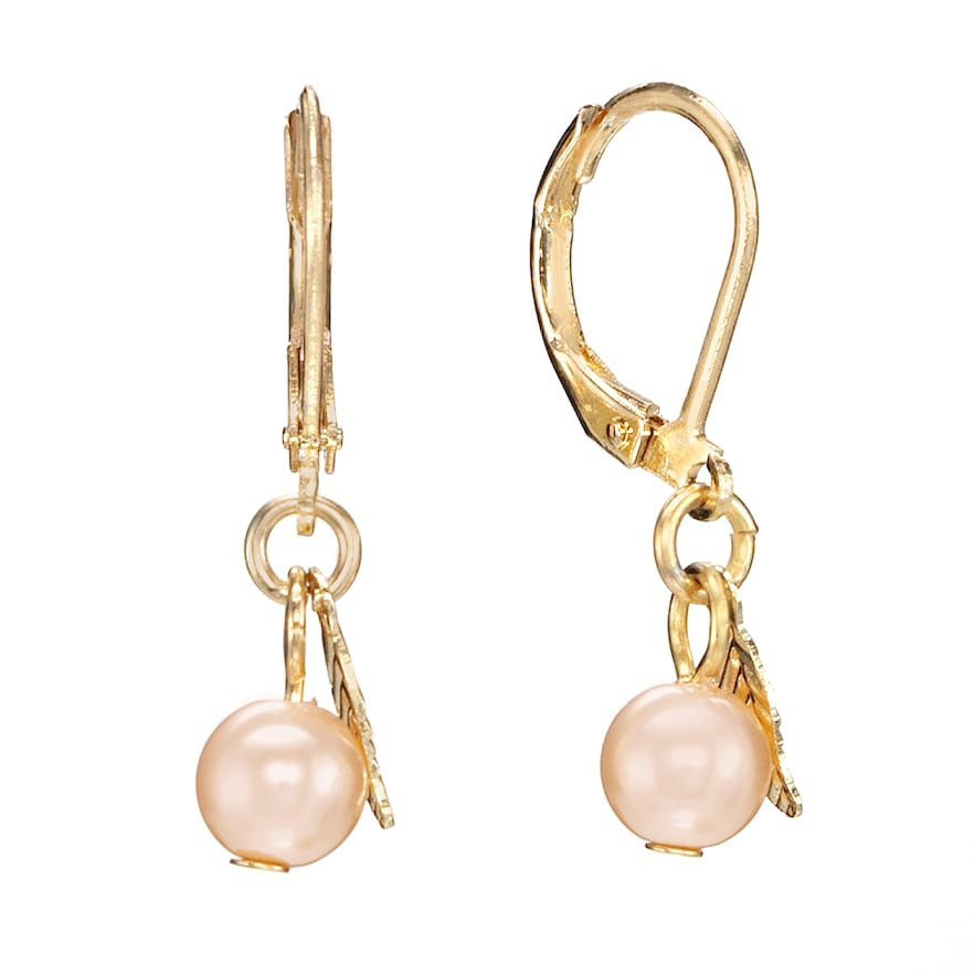 Kohls Pearl Earrings
 Floral Pearl Earrings