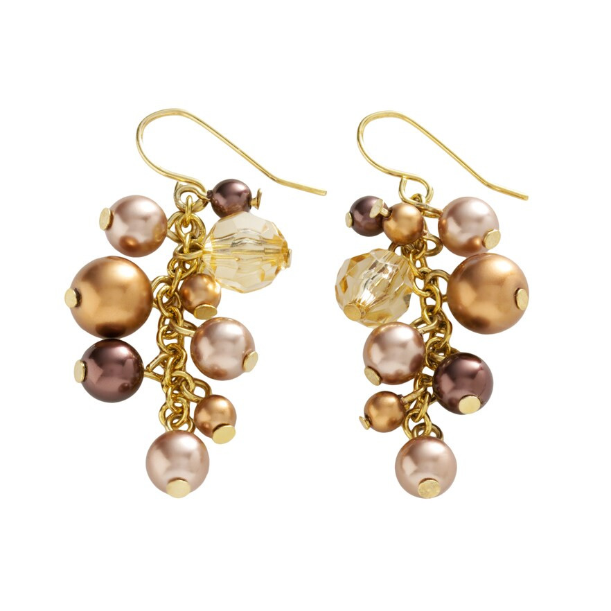 Kohls Pearl Earrings
 Pearl Crystal Earrings