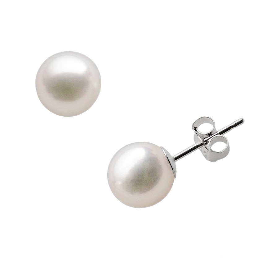 Kohls Pearl Earrings
 Pearl Round Stud Earrings