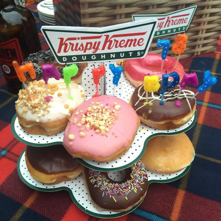 Krispy Kreme Birthday Cake
 7 best Krispy Kreme Cakes images on Pinterest