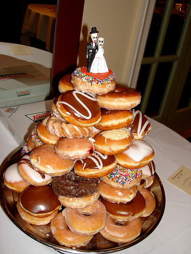 Krispy Kreme Birthday Cake
 Krispy Kreme Wedding Cake