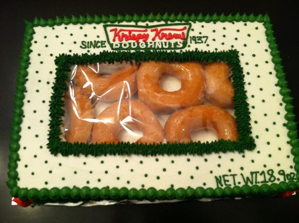 Krispy Kreme Birthday Cake
 Sweet Treats by Susan Krispy Kreme Cake