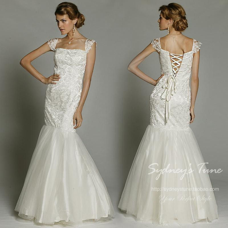 Lace Up Wedding Dresses
 Free Shipping 2012 October New Stunning Design Lace Up V