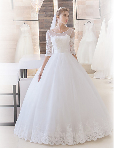 Lace Up Wedding Dresses
 Organza Ball Gown Wedding Dress Keyhole Back Lace Up Back