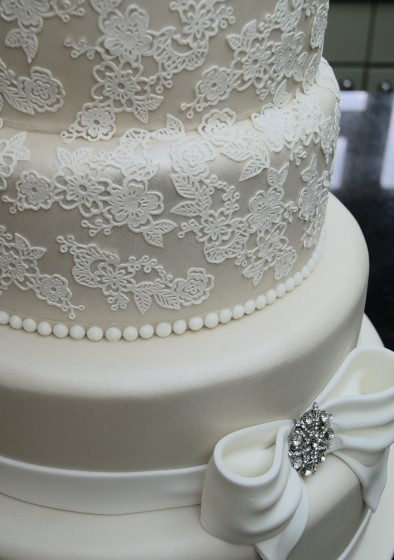 Lace Wedding Cake
 Lace Wedding Cakes Hall of Cakes