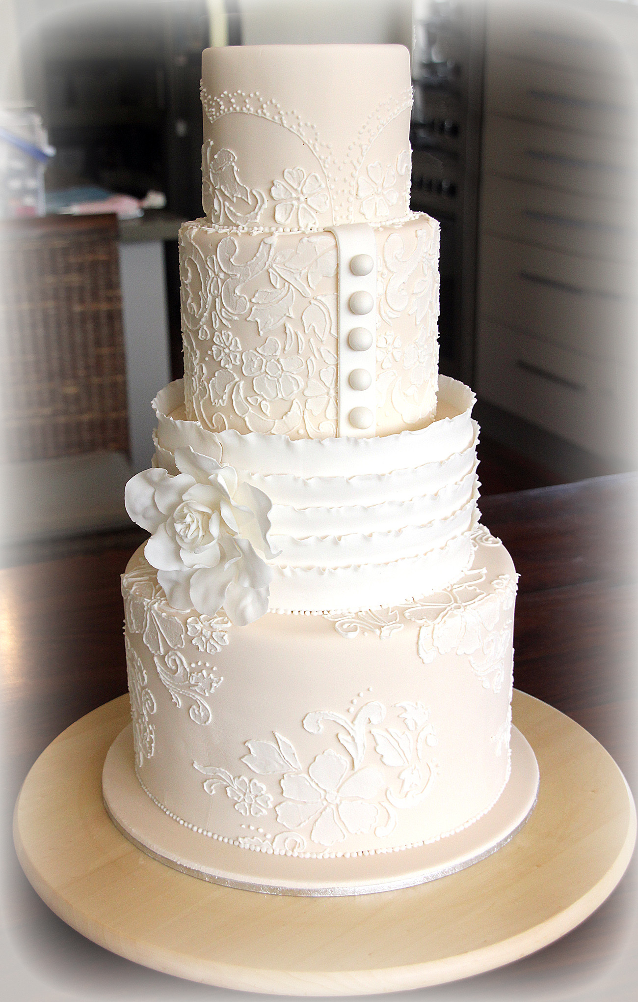 Lace Wedding Cake
 Lace Wedding Cake Tutorial – cakes