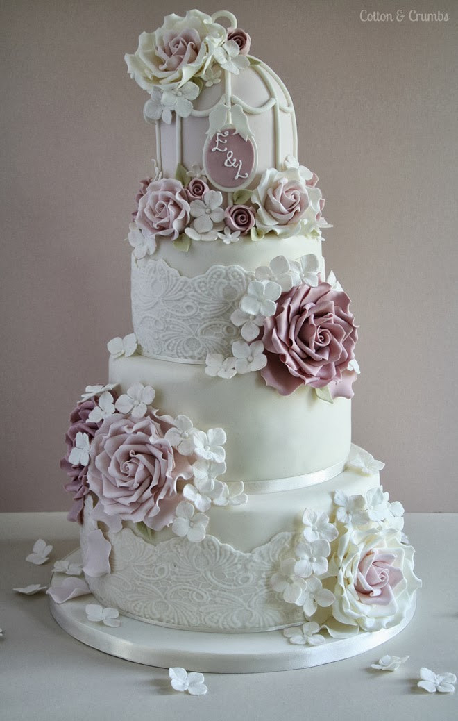 Lace Wedding Cake
 Gorgeous Lace Wedding Cakes Belle The Magazine