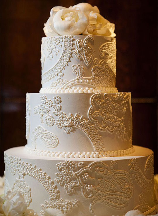 Lace Wedding Cake
 of the Day