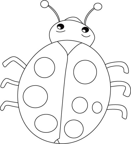 Ladybug Coloring Pages For Kids
 Ladybug smiles stomach cries coloring pages
