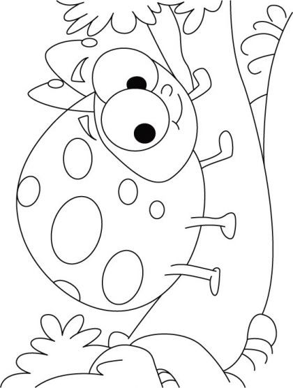 Ladybug Coloring Pages For Kids
 LIEVEHEERSBEESTJE KLEURPLATEN KINDEREN