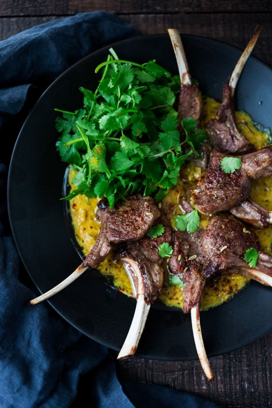 Lamb Indian Recipes
 Roasted Lamb Chops with Indian Curry Sauce