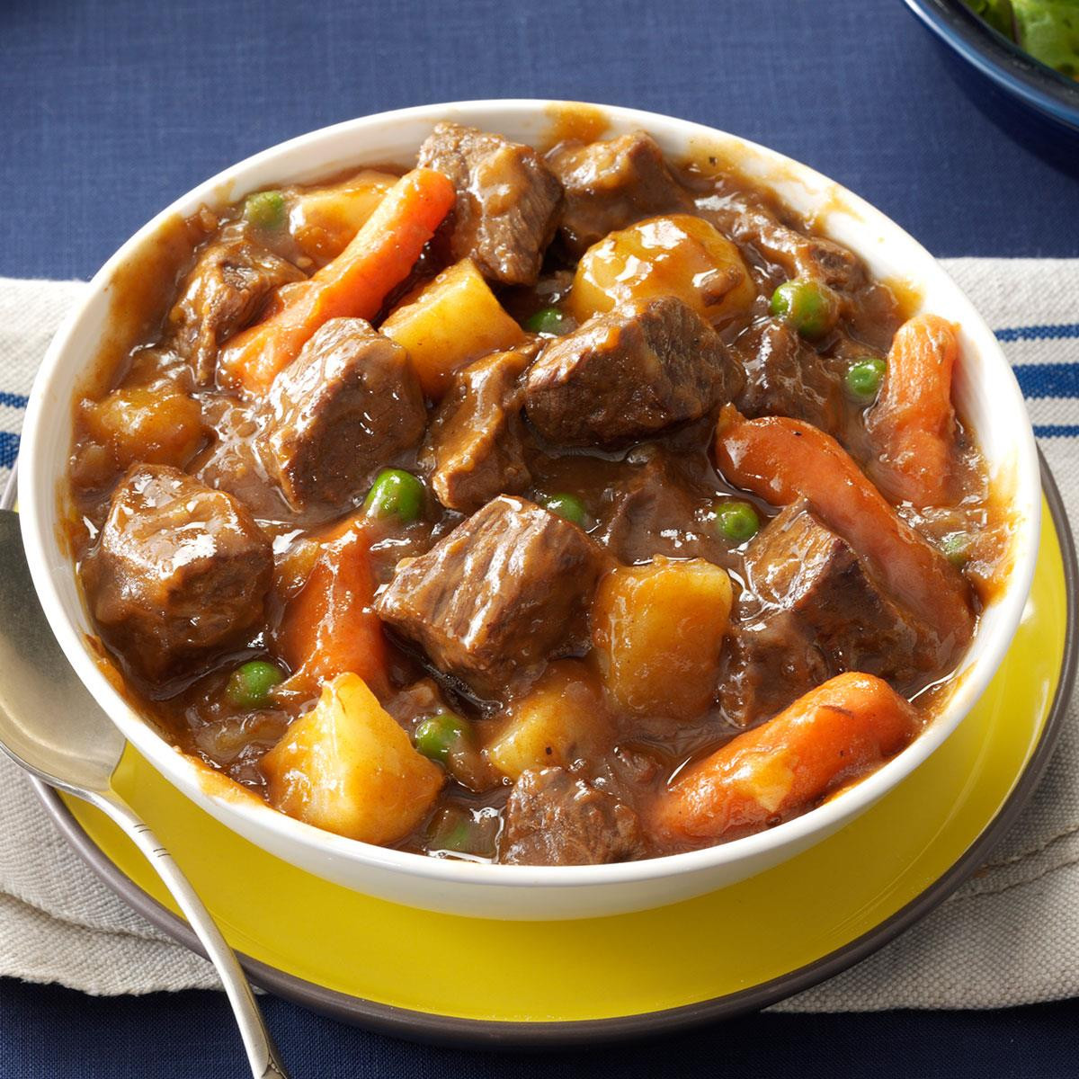 Lamb Stew Meat Recipe
 Slow Cooker Beef Ve able Stew Recipe