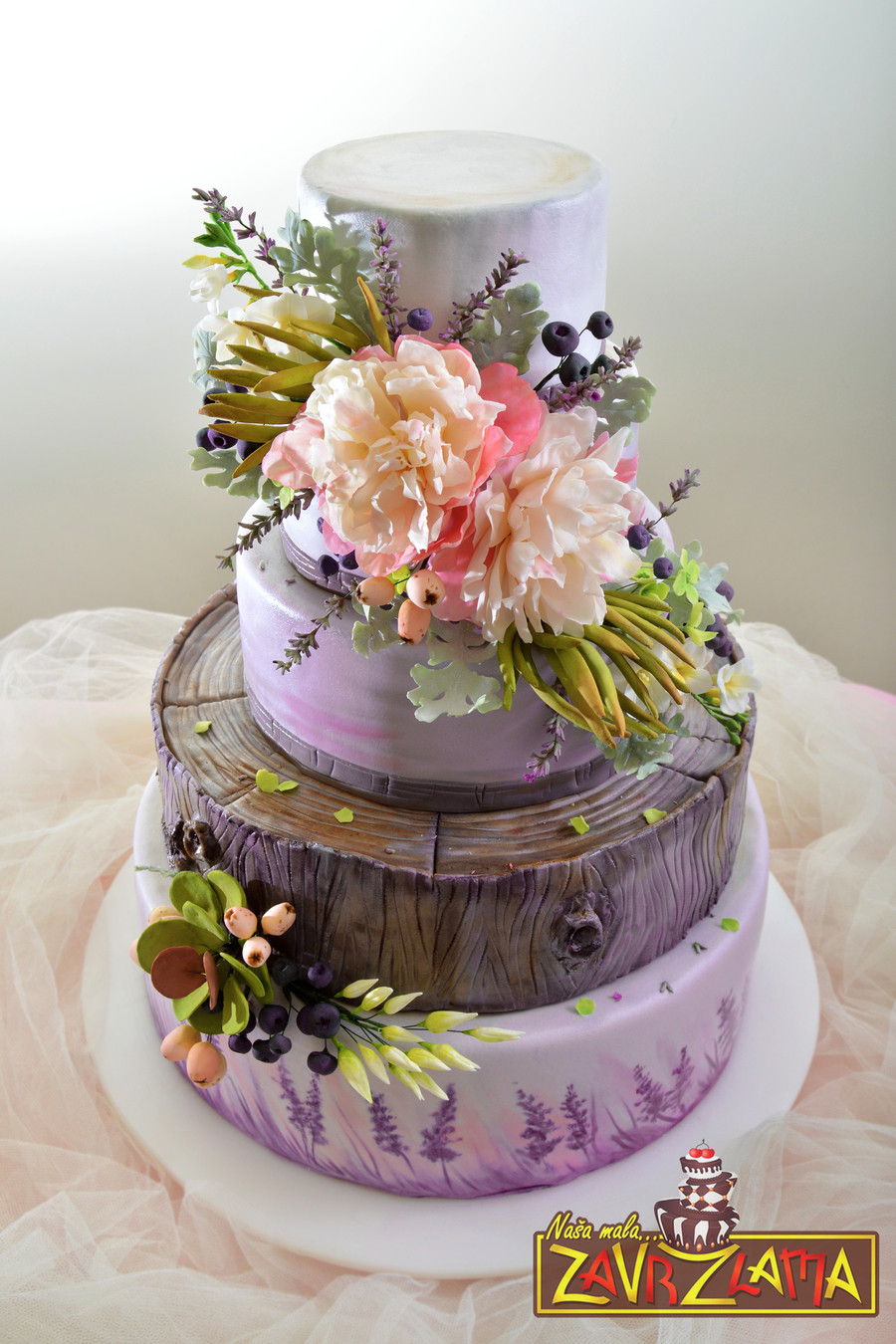 Lavender Wedding Cake
 Lavender Wedding Cake CakeCentral