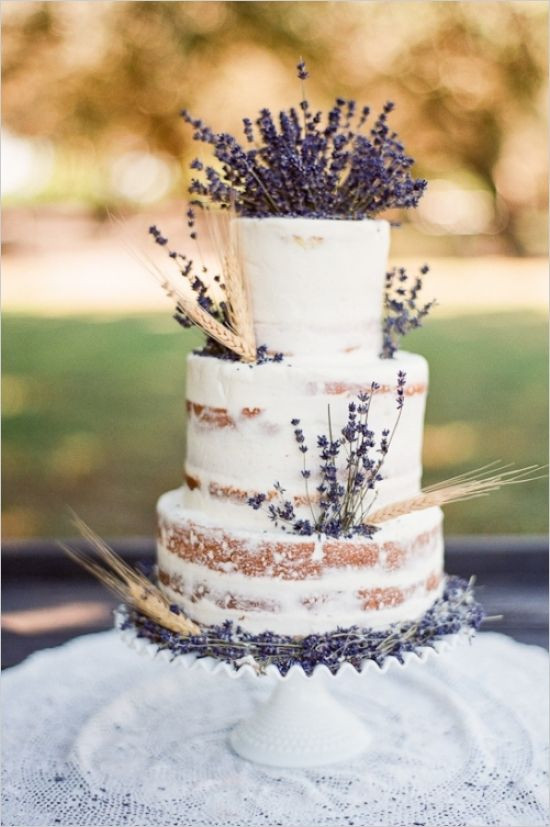 Lavender Wedding Cake
 Lavender wedding cakes Lemon lavender wedding cake