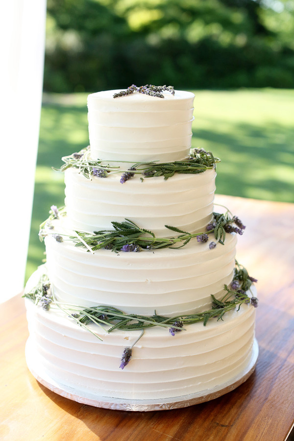 Lavender Wedding Cake
 Save