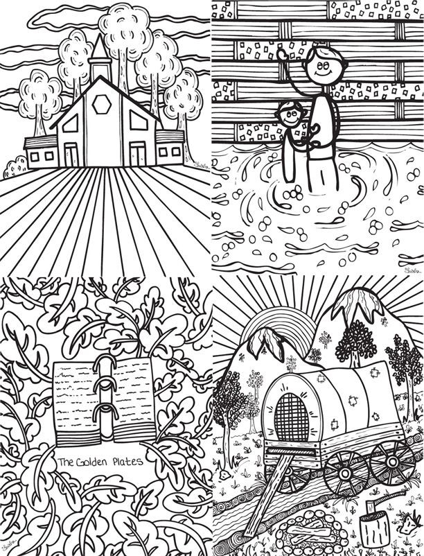 Lds Adult Coloring Pages
 Awesome coloring pages for young and old alike Abstract