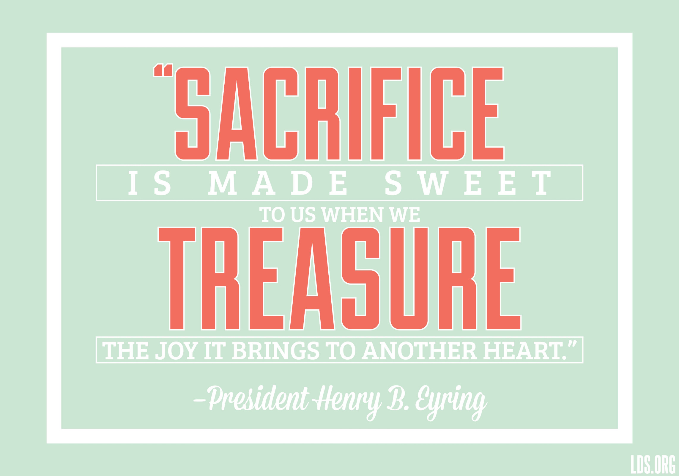Lds Quotes On Education
 Sacrifice Made Sweet